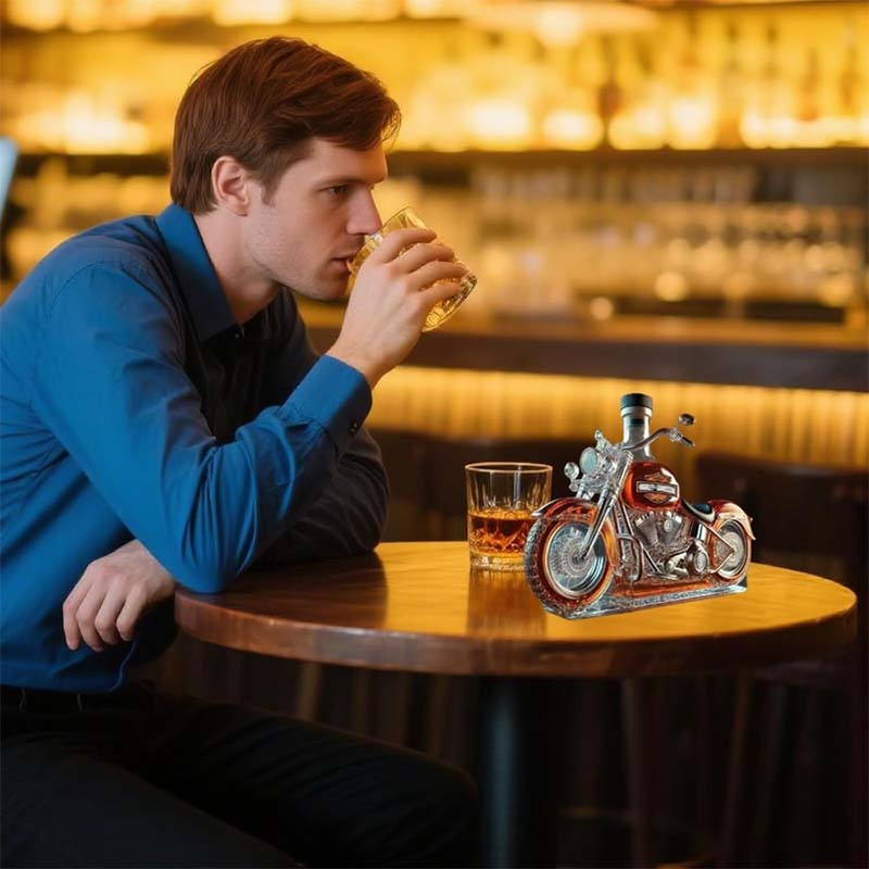 Norvo | Harley Motorcycle Formet Whiskey Karaffel for Hjemmebar