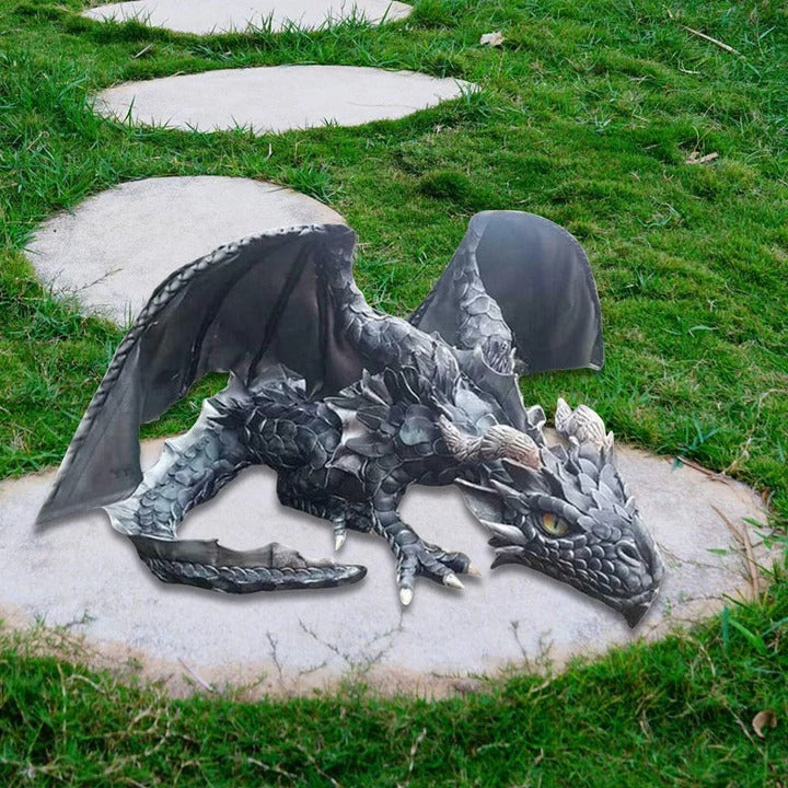 Norvo | Crouching Dragon Guardian Statue