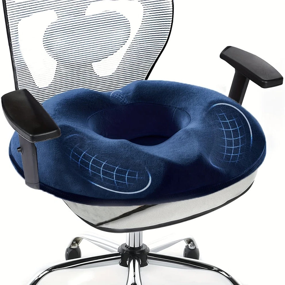 Norvo | Ergonomisk Minne Skum Donut Pute for Halebeinsstøtte