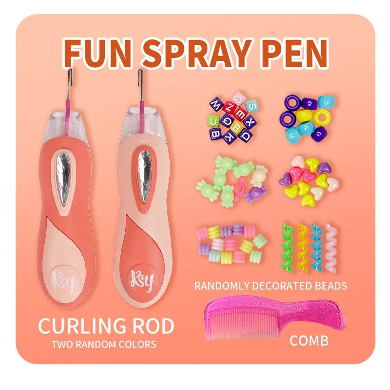 Norvo | DIY-Flette Moro – Hårflette Maskin med Perler og Tilbehør for Barn