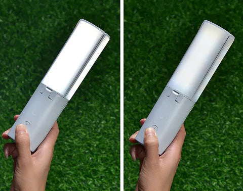 Norvo | All-in-One Campinglampe | Oppladbart Utendørslys med Justerbar Lysstyrke og Lang Batterilevetid