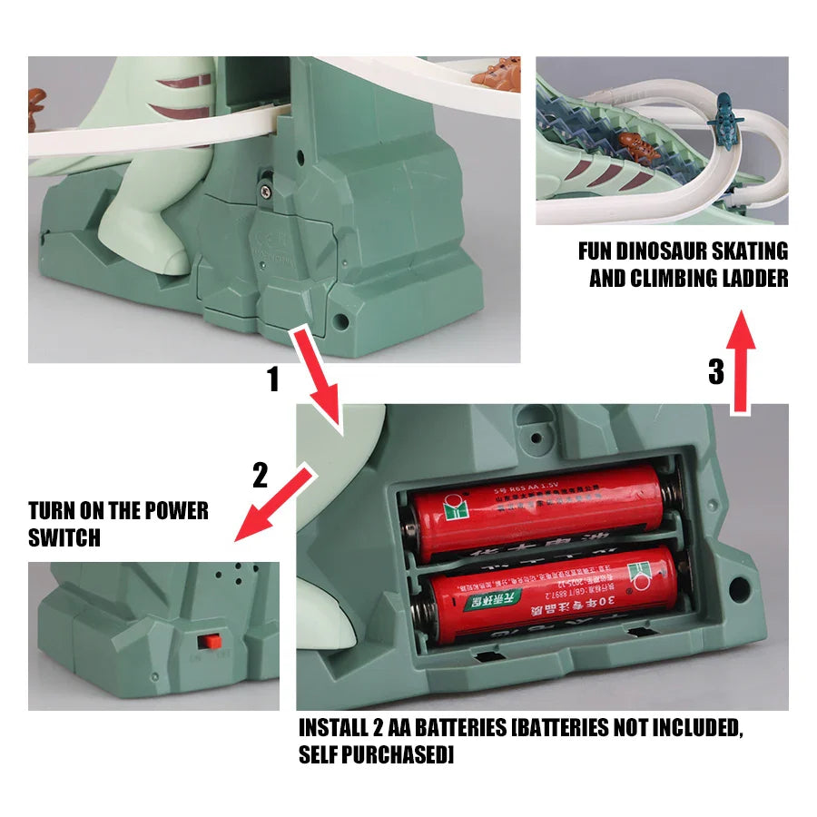 Norvo | Dino Eventyr Rutsjebane Sett