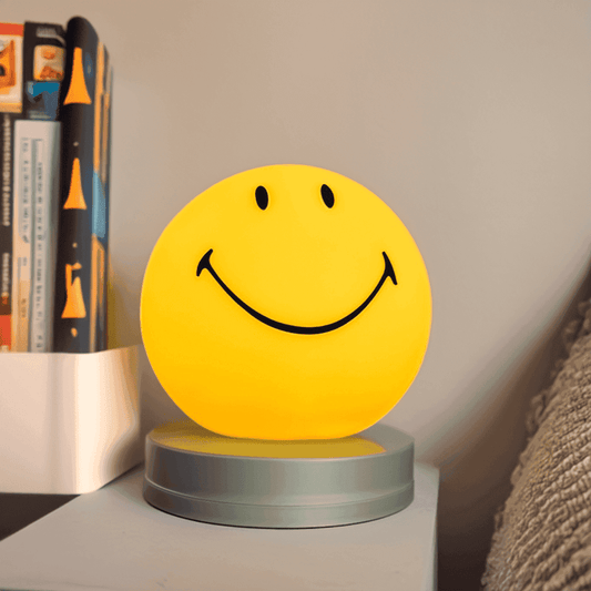 Norvo | SmileyGlow Nattlampe | Dimmbar LED Sengelys med Moderne Design & Varm Atmosfære