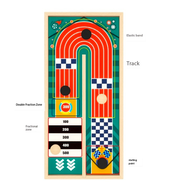 Norvo | EcoToys Super Winner Bordhockeystspill | Det Ultimate Familie Spill - Kompakt og Rask