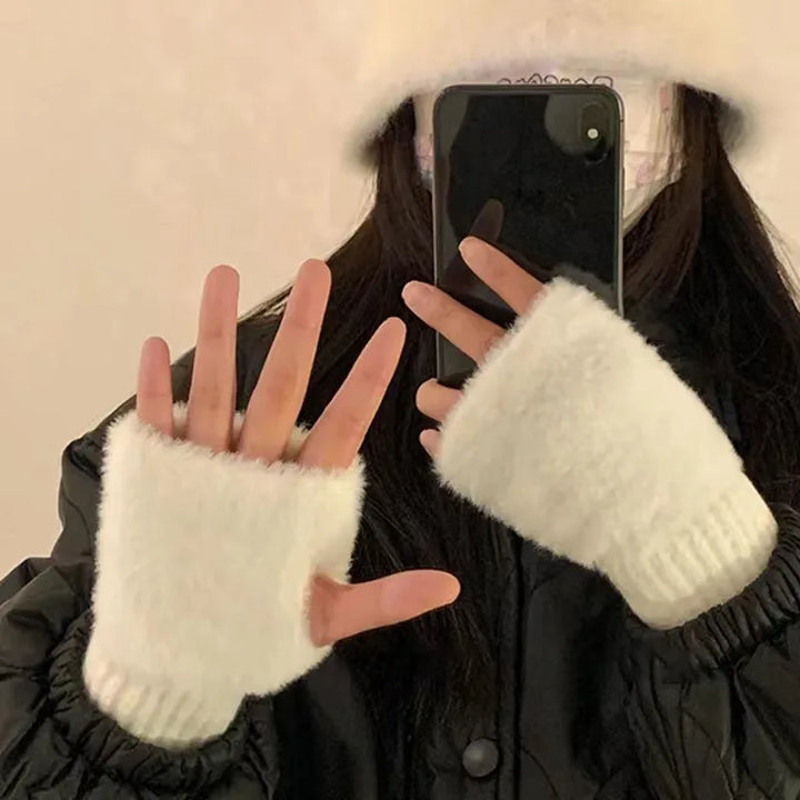 Norvo | Unisex Fleece Fingervotter – Varme, Myke og Fungerende
