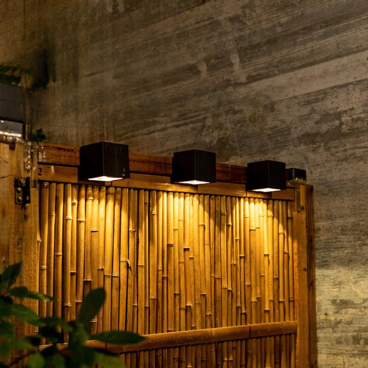 Norvo | Trådløse LED Sol Cube Vegglamper Deluxe - Skap den perfekte atmosfæren i hagen din!