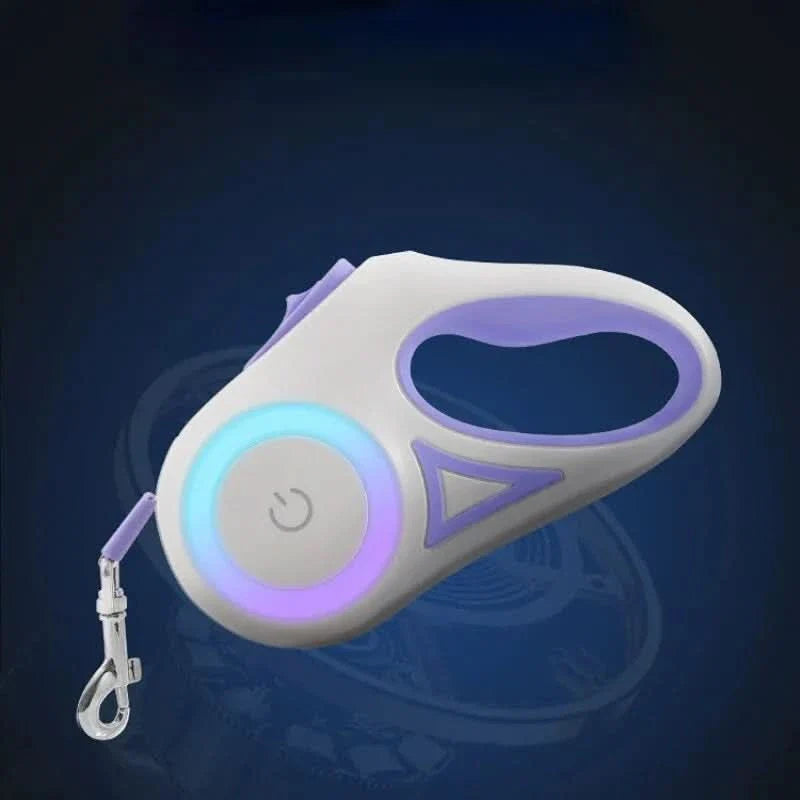 Norvo | AutoLeash Glow – Automatisk hundebånd med LED lys for turer både dag og natt