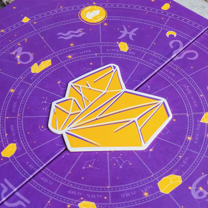 Norvo | Halloween Krystall Adventskalender | 31-Dagers Nedtellingsboks | Healende Stensamling