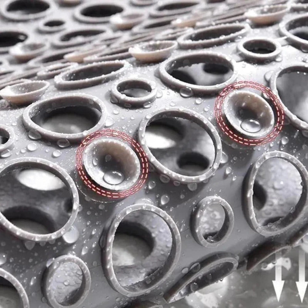 Norvo | AquaGuard Antiskli Dusjmatt – Håndklær med sugekopper og hurtig tørking design