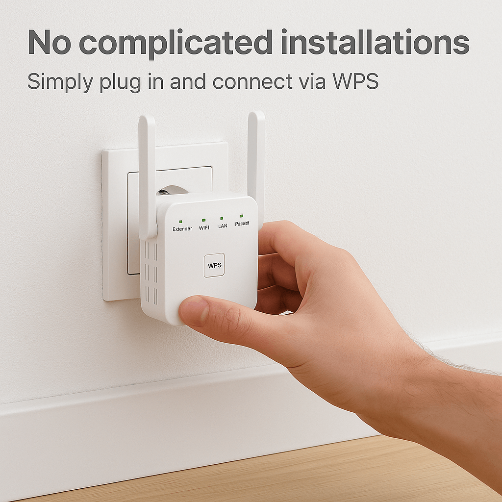 Norvo | UltraXtend 5G WiFi Booster UK – Beste Dual-Band WiFi Forsterker for Hjem & Hage Signal Dekning