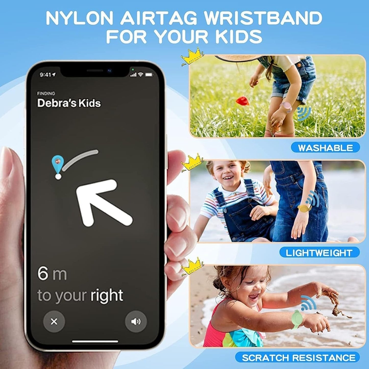 Norvo | ChildSafe GPS Armbånd – Silikonholder for Tracker