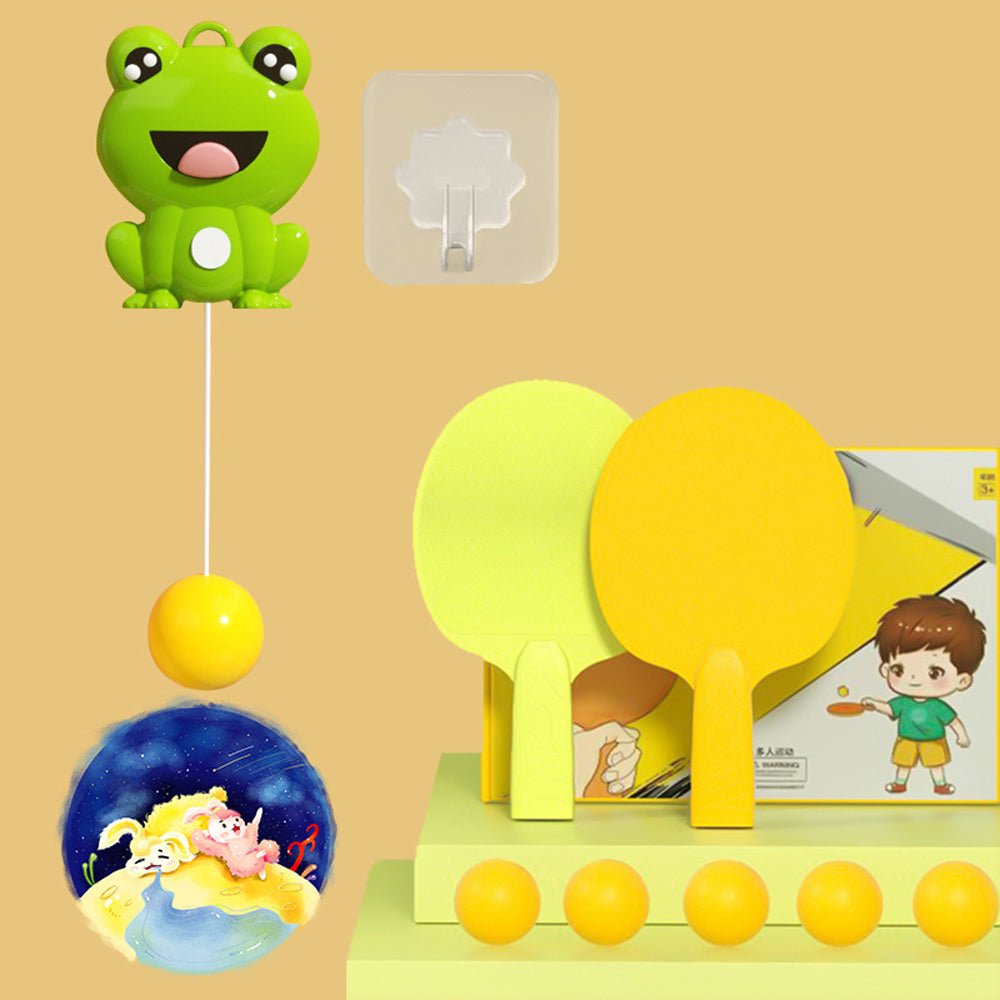 Norvo | SpinMaster Pro | Forbedre ferdighetene dine med moro - Kompakt bordtennisleketøy for på farten