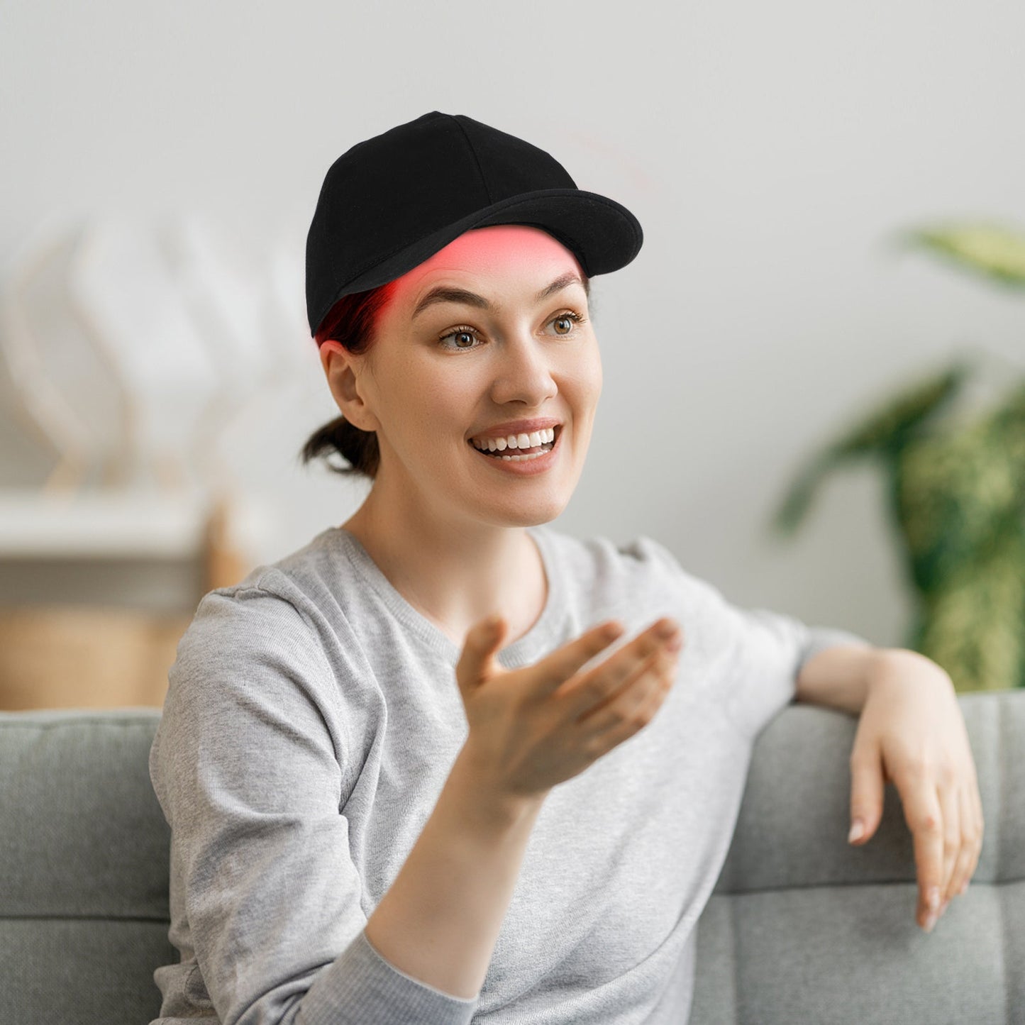 Norvo | Infrarød Rødt Lys Terapi Hatt - HairGlow Pro