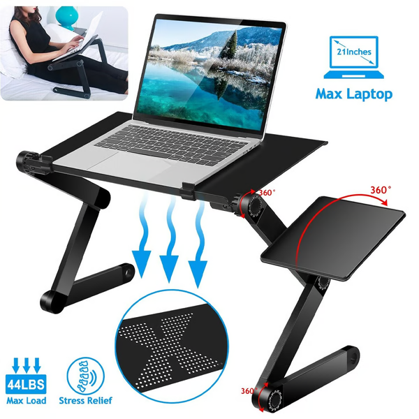 Norvo | 360° Ergonomisk Laptopstativ – FlexStand