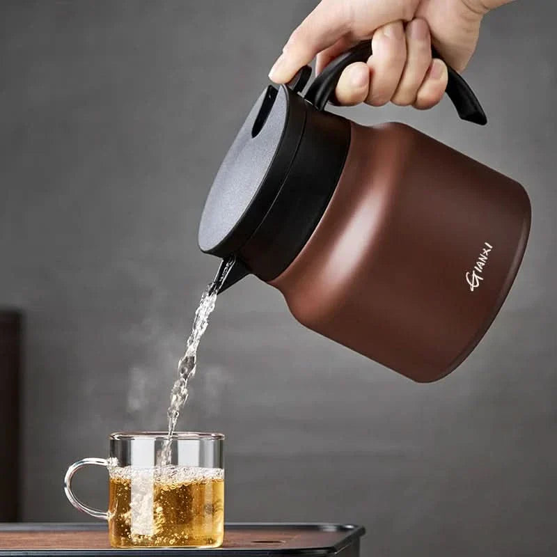 Norvo | Isolated tea serving kettle with infusion – 800ml stainless steel