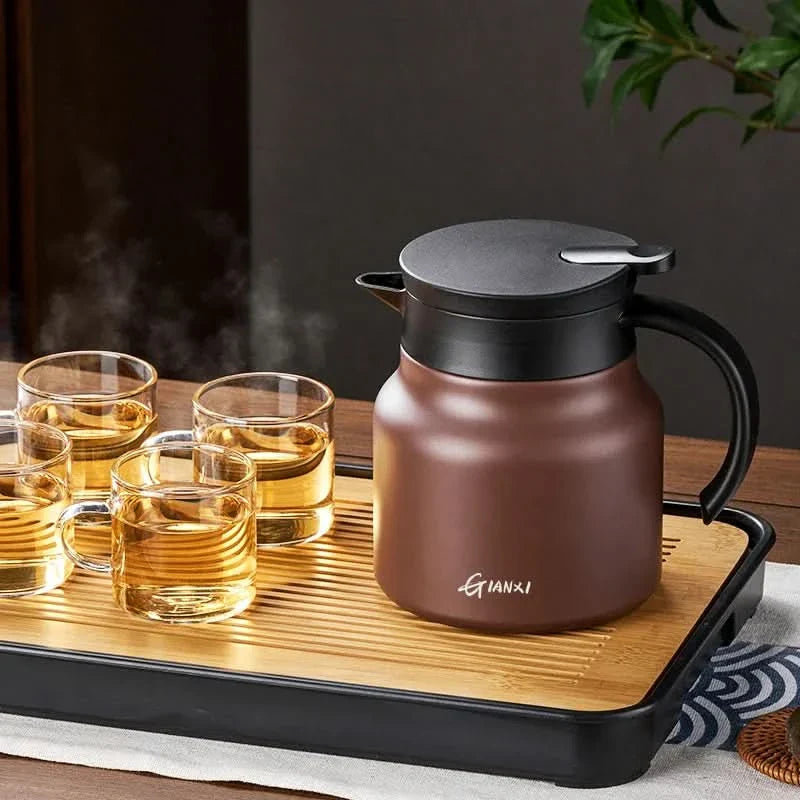 Norvo | Isolated tea serving kettle with infusion – 800ml stainless steel