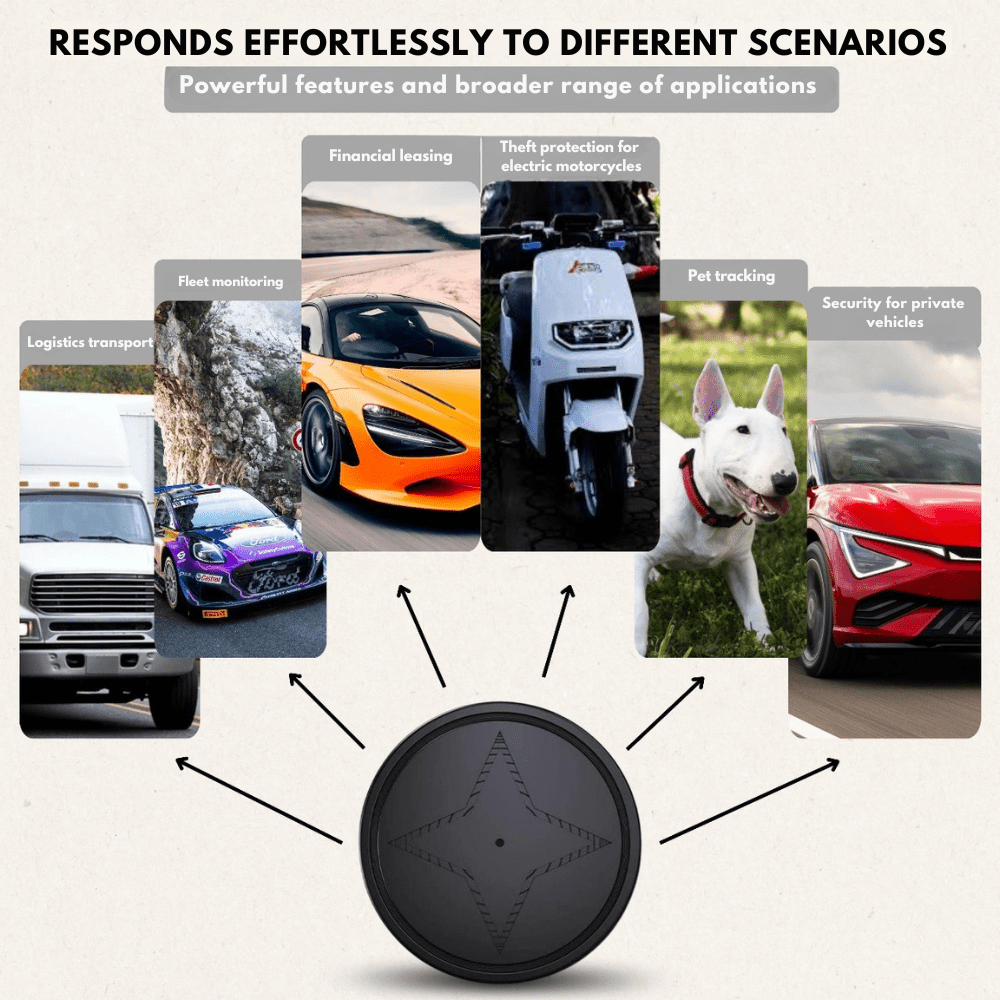 Norvo | TRACELOCK – Kompakt GPS Tracker med magnetisk feste og lang batterilevetid