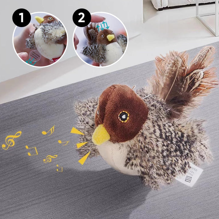 Interaktiv kattleketøy - ChirpBird Norvo