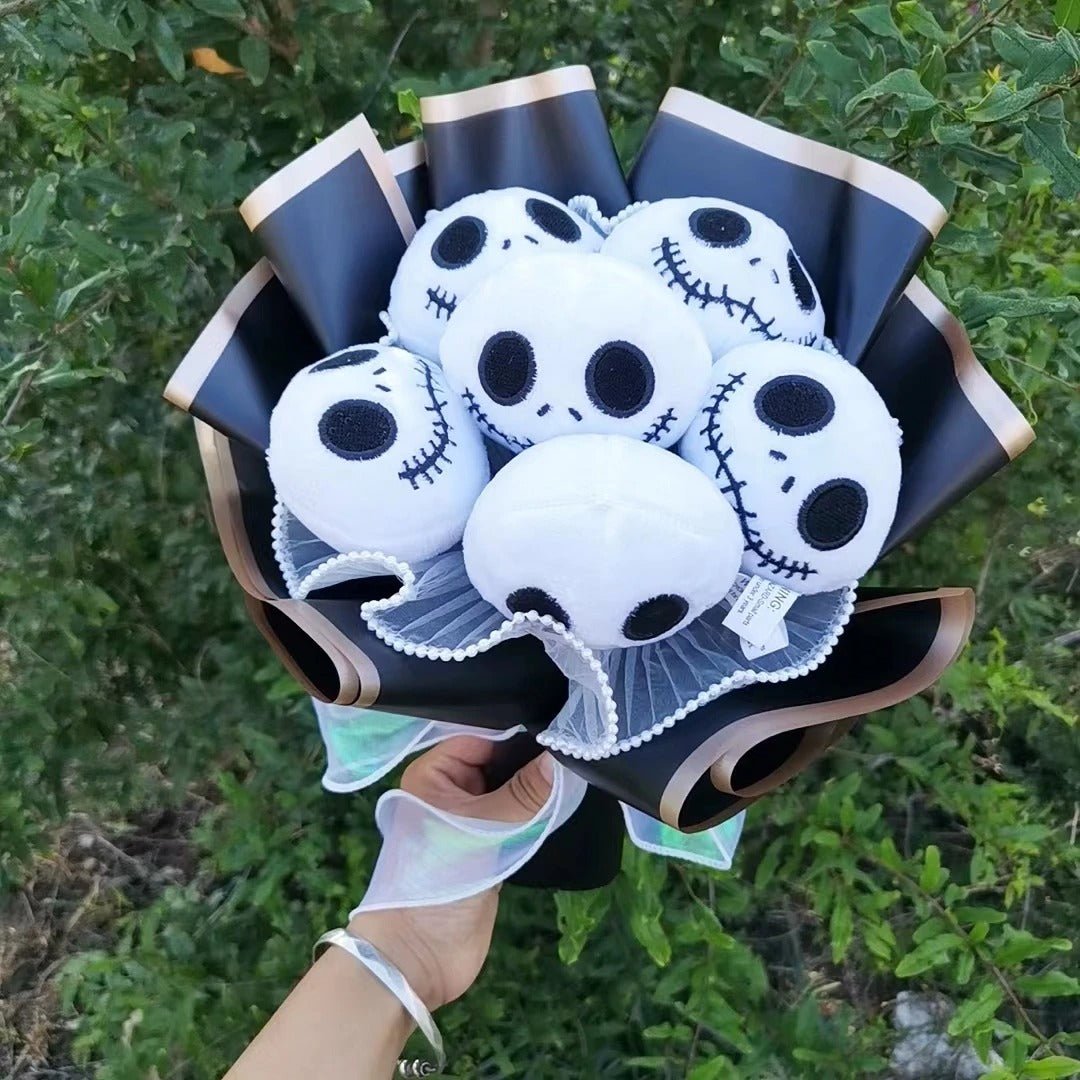 Norvo | Jack Skellington Bukett - Halloween Plush Dukke Mareritt Før Jul Bukett