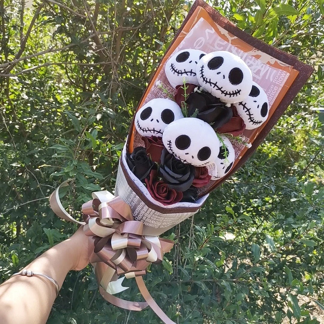 Norvo | Jack Skellington Bukett - Halloween Plush Dukke Mareritt Før Jul Bukett