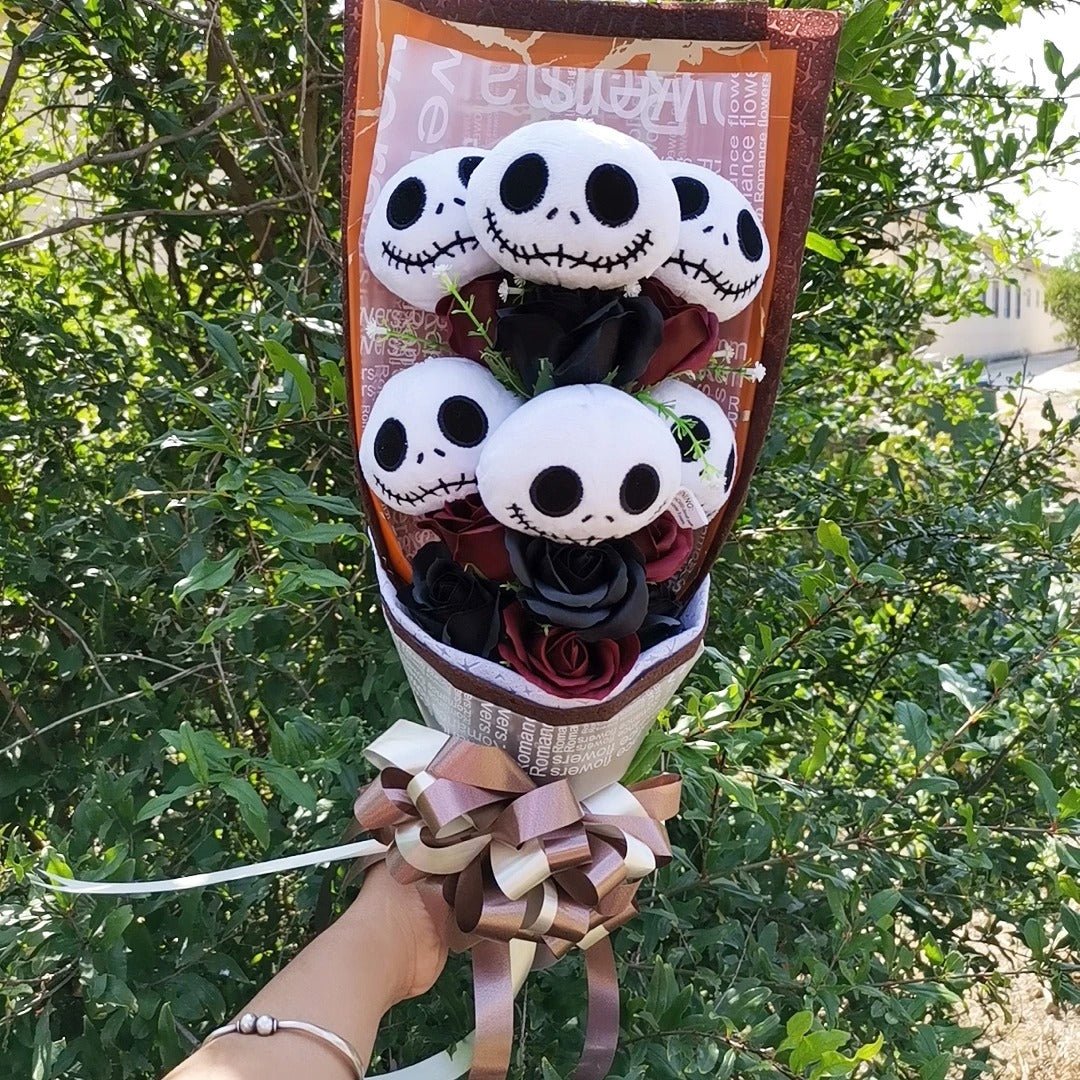 Norvo | Jack Skellington Bukett - Halloween Plush Dukke Mareritt Før Jul Bukett