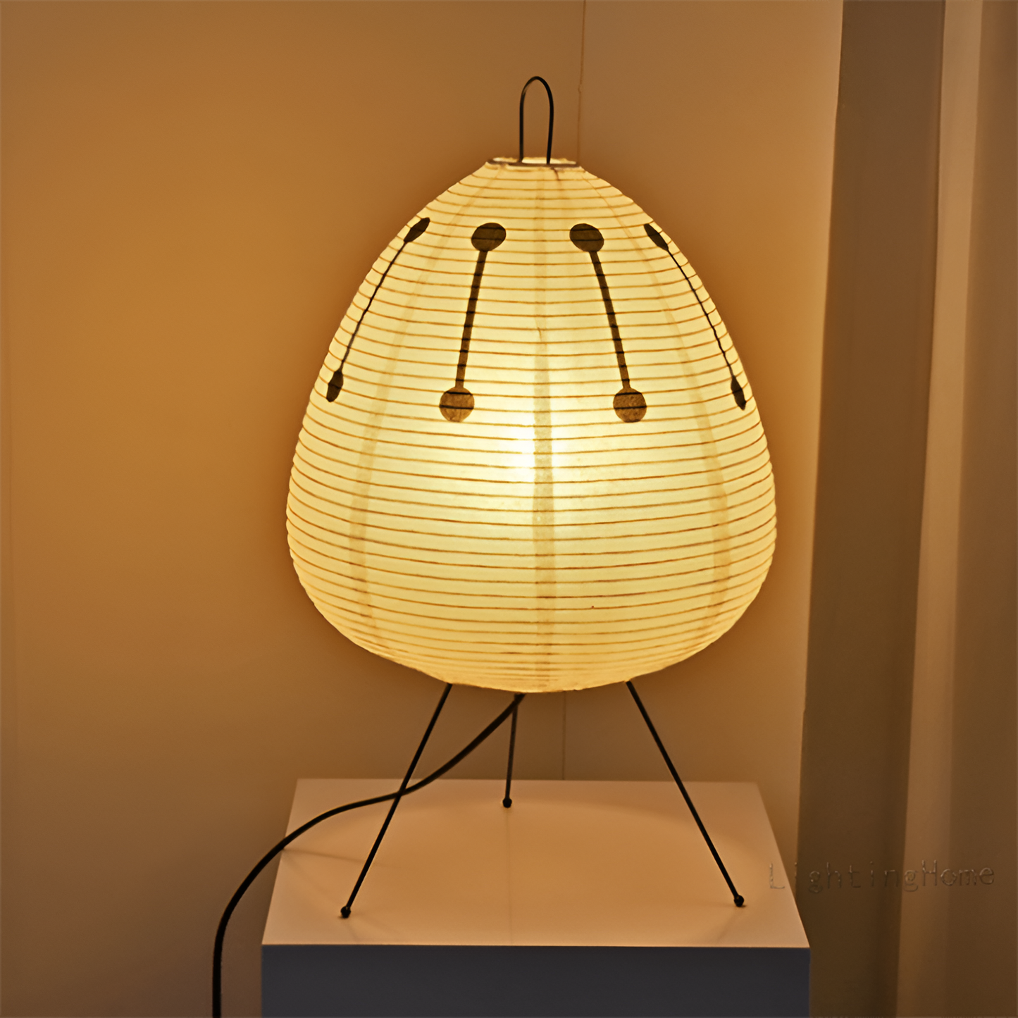 Norvo | ZenLoom – Luksuriøs bordlampe med japansk Wabi-Sabi design for mykt lys