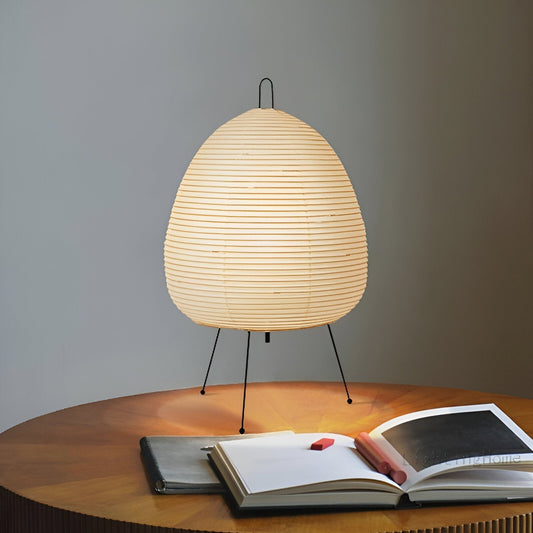 Norvo | ZenLoom – Luksuriøs bordlampe med japansk Wabi-Sabi design for mykt lys