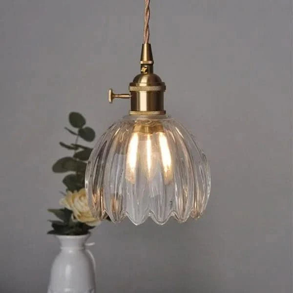 Norvo | Glass Flower Pendant Light – Japansk stil
