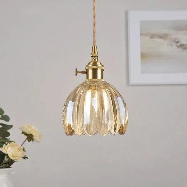 Norvo | Glass Flower Pendant Light – Japansk stil