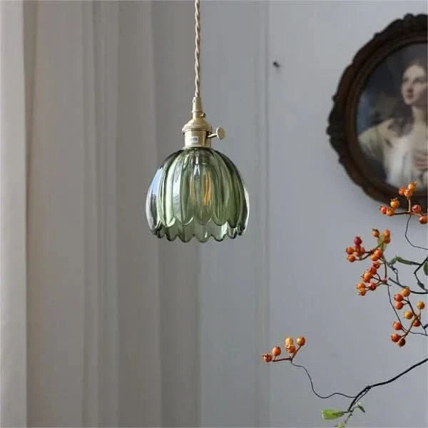 Norvo | Glass Flower Pendant Light – Japansk stil