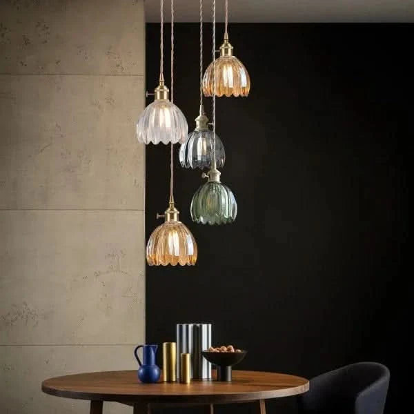 Norvo | Glass Flower Pendant Light – Japansk stil