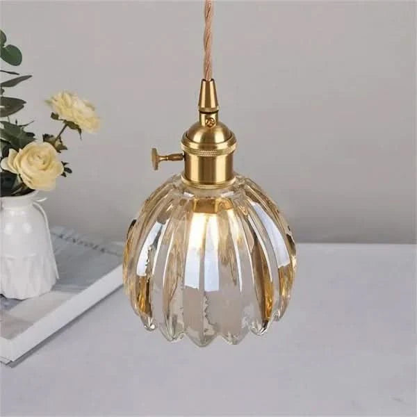 Norvo | Glass Flower Pendant Light – Japansk stil