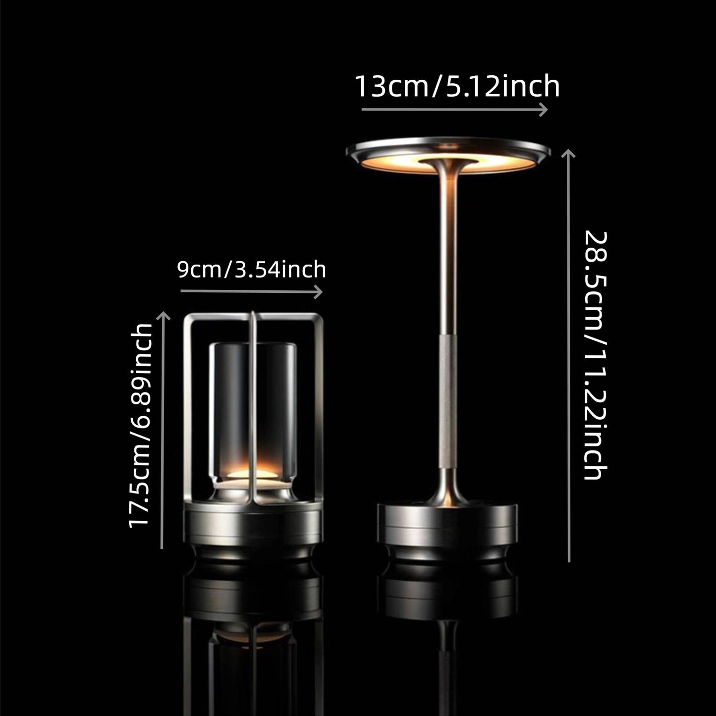 Norvo | Japansk Stil LED Berøringsbordlampe - ZenLight