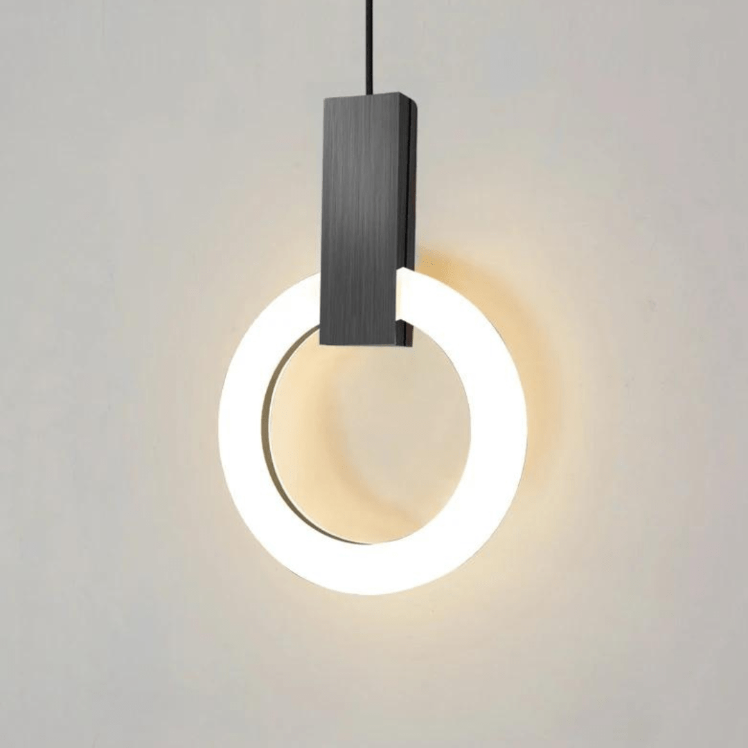 Norvo | Nordisk LED Pendellampe Laget av Tre, Rund