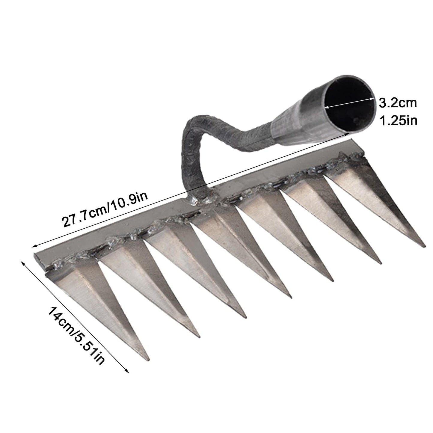 Norvo | RootRake Pro | Tungvekt Hagehake for Landskapsarbeid