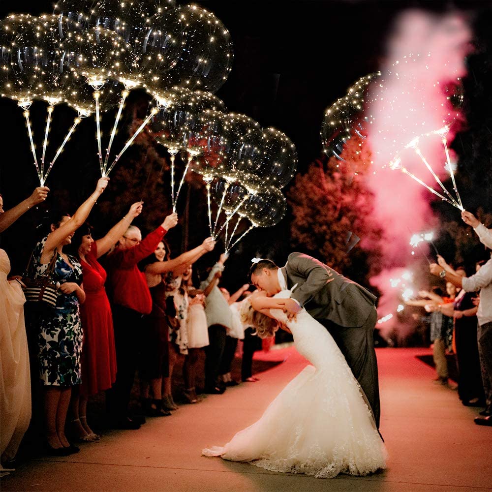 Norvo | LED Lys Festballonger | Ultra-holdbare, Tilpassbare & Perfekte for Bursdager og Bryllup