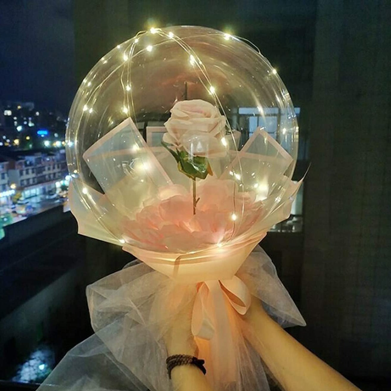 Norvo | LED Lys Festballonger | Ultra-holdbare, Tilpassbare & Perfekte for Bursdager og Bryllup