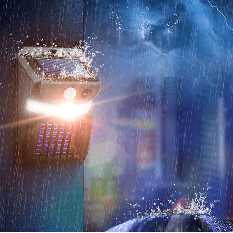 Norvo | BuzzGuard Solar | Myggrepellent LED-lampe for utendørsbruk