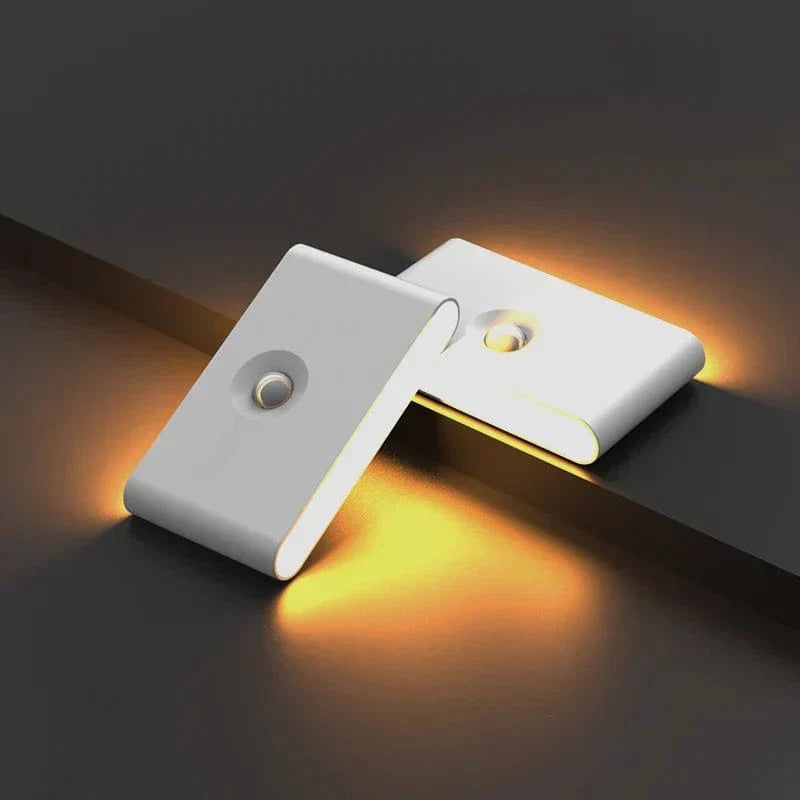 Norvo | Trådløse LED Nattlamper med Bevegelsessensor | USB-oppladbare | Mykt Varmt Lys