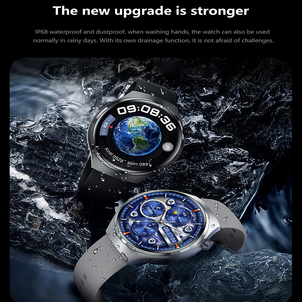 Norvo |  Gt4 Pro Smartwatch For Menn: Ip68 Nfc Gps Tracker, Amoled 360*360 Hd-Skjerm, Hjertefrekvens, Bluetooth-Samtale Begrenset Utgave