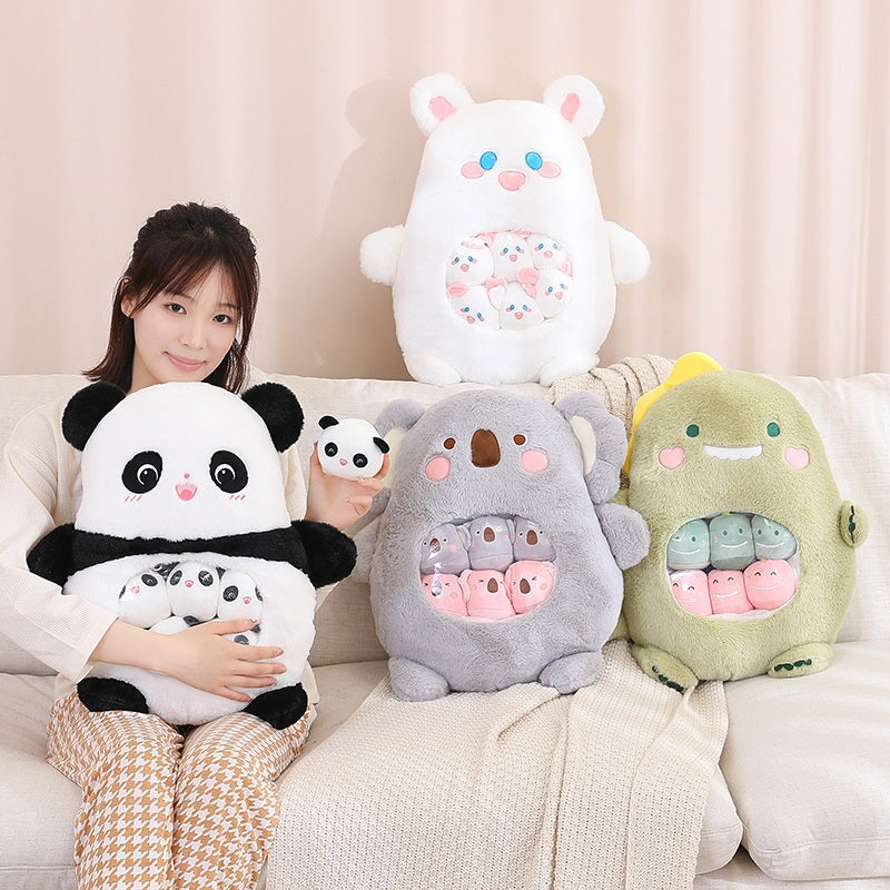 Norvo | Bag of Koala Dino Bunny Panda Plushie Collection
