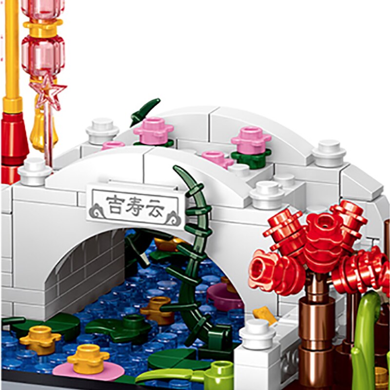 Norvo | Bonsai Bamboo Tree Lake Scene Nano Byggesett