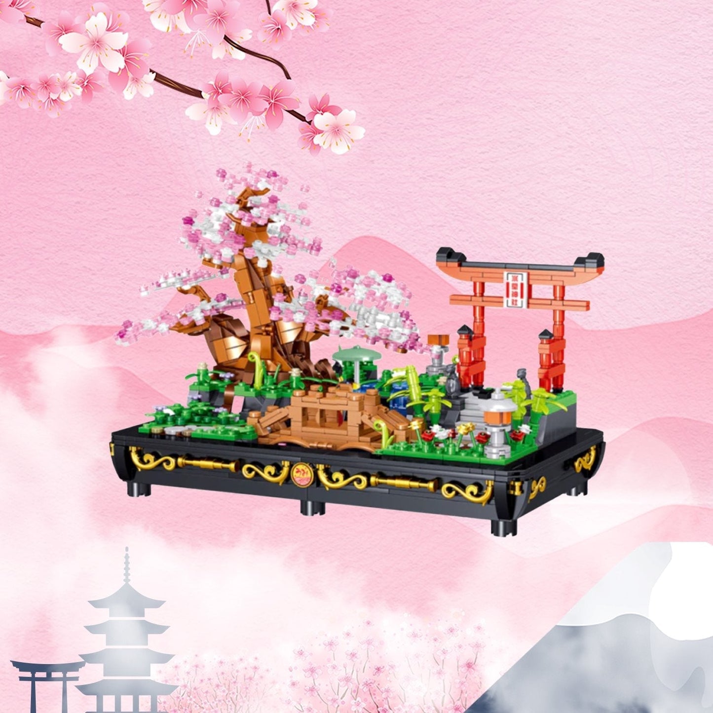 Norvo | Bonsai Cherry Blossom Sakura Shrine Nano Byggesett