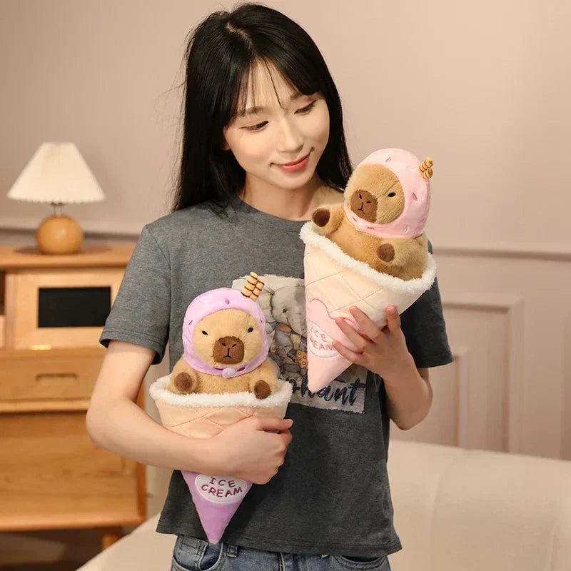 Norvo | Capybara Soft Iskrem Vaffel Plush