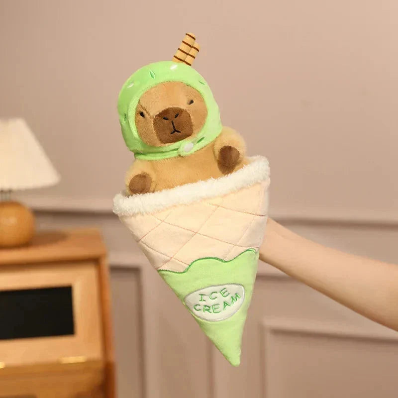 Norvo | Capybara Soft Iskrem Vaffel Plush