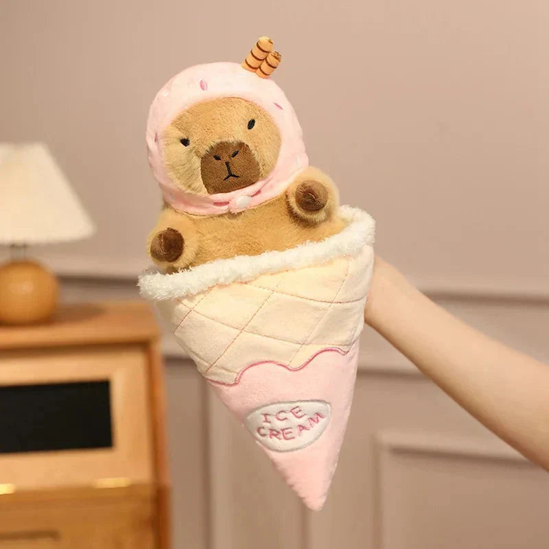 Norvo | Capybara Soft Iskrem Vaffel Plush