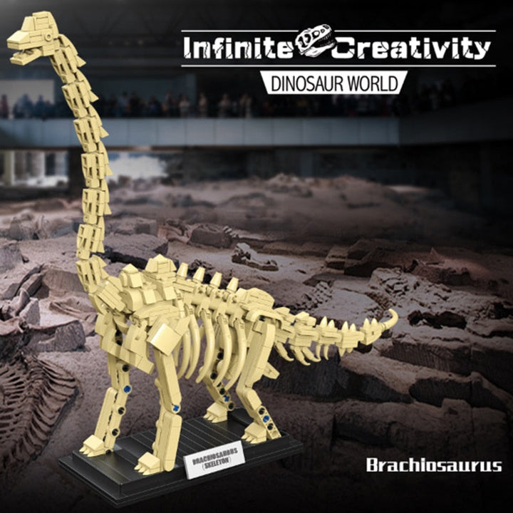 Norvo | Dinosaur Fossil Skeletons Byggeklosser Samling 2 | BEGRENSET LAGER