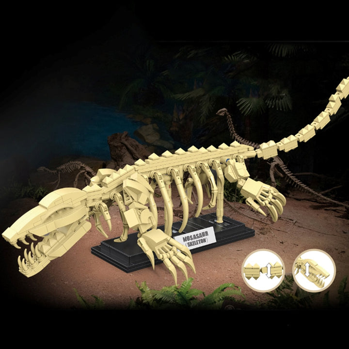Norvo | Dinosaur Fossil Skeletons Byggeklosser Samling 2 | BEGRENSET LAGER