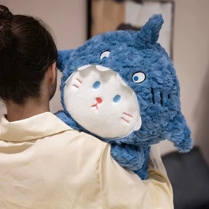 Norvo | Fluffy Hund & Katt i Hai Drakt Kosedyr