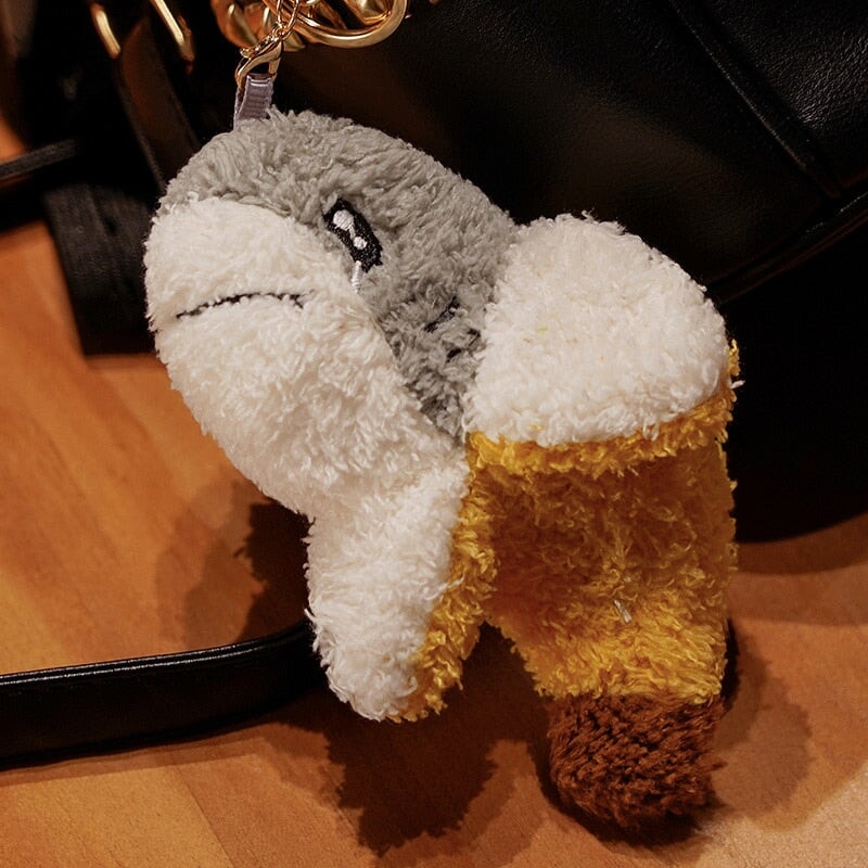 Norvo | Fluffy Shark Banan Plush leketøy